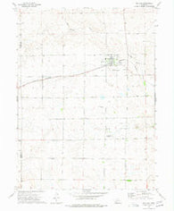 Wallace Nebraska Historical topographic map, 1:24000 scale, 7.5 X 7.5 Minute, Year 1973