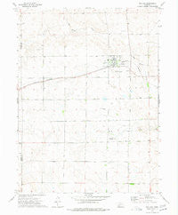Wallace Nebraska Historical topographic map, 1:24000 scale, 7.5 X 7.5 Minute, Year 1973