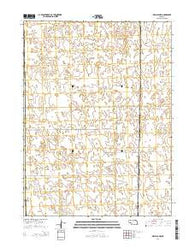 Wallace NW Nebraska Current topographic map, 1:24000 scale, 7.5 X 7.5 Minute, Year 2014
