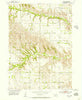 Walnut Nebraska Historical topographic map, 1:24000 scale, 7.5 X 7.5 Minute, Year 1954