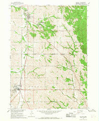 Walthill Nebraska Historical topographic map, 1:24000 scale, 7.5 X 7.5 Minute, Year 1966