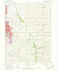 Walton Nebraska Historical topographic map, 1:24000 scale, 7.5 X 7.5 Minute, Year 1964