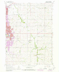 Walton Nebraska Historical topographic map, 1:24000 scale, 7.5 X 7.5 Minute, Year 1964
