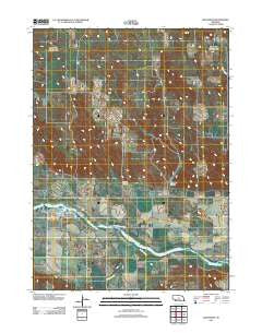 Walworth Nebraska Historical topographic map, 1:24000 scale, 7.5 X 7.5 Minute, Year 2011