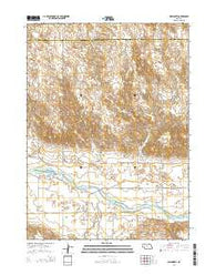 Walworth Nebraska Current topographic map, 1:24000 scale, 7.5 X 7.5 Minute, Year 2014