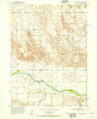 Walworth Nebraska Historical topographic map, 1:24000 scale, 7.5 X 7.5 Minute, Year 1951