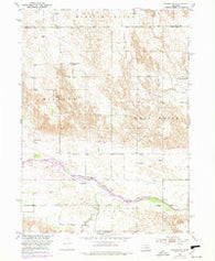 Walworth Nebraska Historical topographic map, 1:24000 scale, 7.5 X 7.5 Minute, Year 1951
