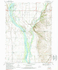 Wann Nebraska Historical topographic map, 1:24000 scale, 7.5 X 7.5 Minute, Year 1968