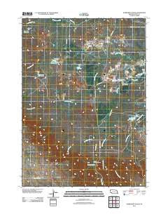 Warbonnet Ranch Nebraska Historical topographic map, 1:24000 scale, 7.5 X 7.5 Minute, Year 2011