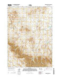 Warbonnet Ranch Nebraska Current topographic map, 1:24000 scale, 7.5 X 7.5 Minute, Year 2014