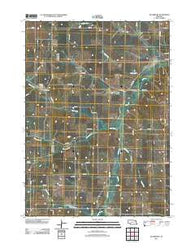 Waterbury Nebraska Historical topographic map, 1:24000 scale, 7.5 X 7.5 Minute, Year 2011