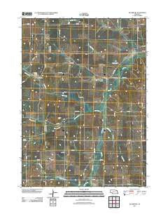 Waterbury Nebraska Historical topographic map, 1:24000 scale, 7.5 X 7.5 Minute, Year 2011