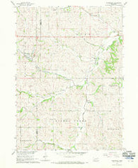 Waterbury Nebraska Historical topographic map, 1:24000 scale, 7.5 X 7.5 Minute, Year 1967