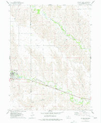 Wauneta East Nebraska Historical topographic map, 1:24000 scale, 7.5 X 7.5 Minute, Year 1974
