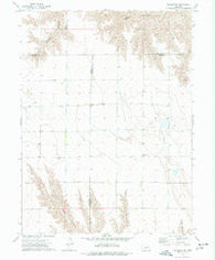 Wauneta SE Nebraska Historical topographic map, 1:24000 scale, 7.5 X 7.5 Minute, Year 1973
