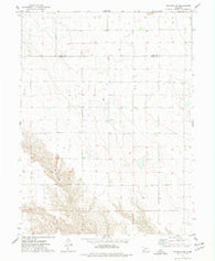 Wauneta SW Nebraska Historical topographic map, 1:24000 scale, 7.5 X 7.5 Minute, Year 1973