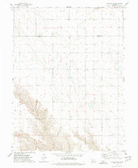 Wauneta SW Nebraska Historical topographic map, 1:24000 scale, 7.5 X 7.5 Minute, Year 1973