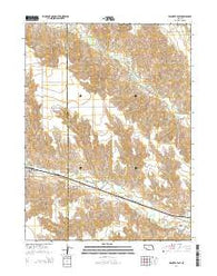 Wauneta East Nebraska Current topographic map, 1:24000 scale, 7.5 X 7.5 Minute, Year 2014