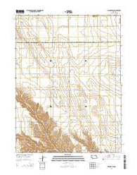 Wauneta SW Nebraska Current topographic map, 1:24000 scale, 7.5 X 7.5 Minute, Year 2014