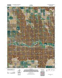 Wauneta West Nebraska Historical topographic map, 1:24000 scale, 7.5 X 7.5 Minute, Year 2011