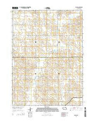 Wausa Nebraska Current topographic map, 1:24000 scale, 7.5 X 7.5 Minute, Year 2014