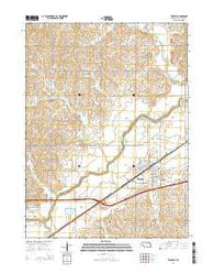 Waverly Nebraska Current topographic map, 1:24000 scale, 7.5 X 7.5 Minute, Year 2014