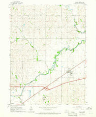 Waverly Nebraska Historical topographic map, 1:24000 scale, 7.5 X 7.5 Minute, Year 1964