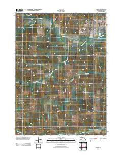 Wayne Nebraska Historical topographic map, 1:24000 scale, 7.5 X 7.5 Minute, Year 2011
