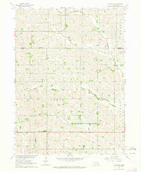 Wayne SW Nebraska Historical topographic map, 1:24000 scale, 7.5 X 7.5 Minute, Year 1963