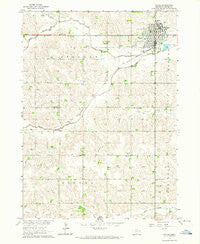 Wayne Nebraska Historical topographic map, 1:24000 scale, 7.5 X 7.5 Minute, Year 1963