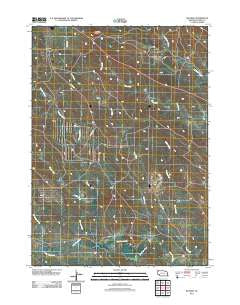 Wayside Nebraska Historical topographic map, 1:24000 scale, 7.5 X 7.5 Minute, Year 2011