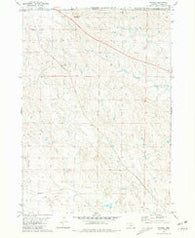 Wayside Nebraska Historical topographic map, 1:24000 scale, 7.5 X 7.5 Minute, Year 1980
