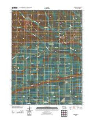 Webster Nebraska Historical topographic map, 1:24000 scale, 7.5 X 7.5 Minute, Year 2011