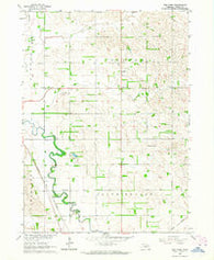 Wee Town Nebraska Historical topographic map, 1:24000 scale, 7.5 X 7.5 Minute, Year 1963