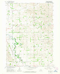 Wee Town Nebraska Historical topographic map, 1:24000 scale, 7.5 X 7.5 Minute, Year 1963