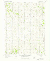 Weeping Water NE Nebraska Historical topographic map, 1:24000 scale, 7.5 X 7.5 Minute, Year 1956