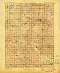 Weeping Water Nebraska Historical topographic map, 1:125000 scale, 30 X 30 Minute, Year 1903