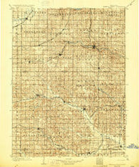 Weeping Water Nebraska Historical topographic map, 1:125000 scale, 30 X 30 Minute, Year 1929