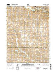 Weeping Water Nebraska Current topographic map, 1:24000 scale, 7.5 X 7.5 Minute, Year 2014