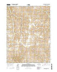 Weeping Water NE Nebraska Current topographic map, 1:24000 scale, 7.5 X 7.5 Minute, Year 2014