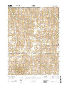 Weeping Water NE Nebraska Current topographic map, 1:24000 scale, 7.5 X 7.5 Minute, Year 2014