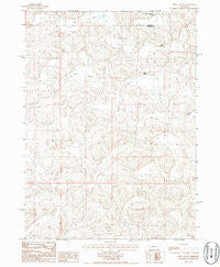 Well Valley Nebraska Historical topographic map, 1:24000 scale, 7.5 X 7.5 Minute, Year 1986
