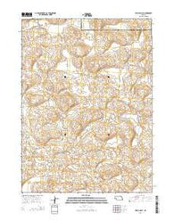 Well Valley Nebraska Current topographic map, 1:24000 scale, 7.5 X 7.5 Minute, Year 2014