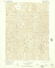 Wellfleet NE Nebraska Historical topographic map, 1:24000 scale, 7.5 X 7.5 Minute, Year 1956