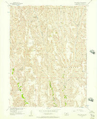 Wellfleet SE Nebraska Historical topographic map, 1:24000 scale, 7.5 X 7.5 Minute, Year 1956