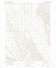 Wellfleet Nebraska Historical topographic map, 1:24000 scale, 7.5 X 7.5 Minute, Year 1956