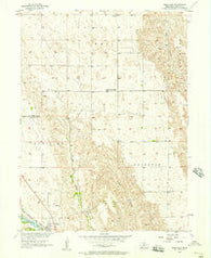 Wellfleet Nebraska Historical topographic map, 1:24000 scale, 7.5 X 7.5 Minute, Year 1956