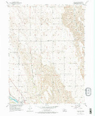 Wellfleet Nebraska Historical topographic map, 1:24000 scale, 7.5 X 7.5 Minute, Year 1956