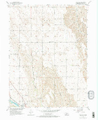 Wellfleet Nebraska Historical topographic map, 1:24000 scale, 7.5 X 7.5 Minute, Year 1956