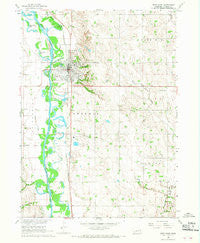 West Point Nebraska Historical topographic map, 1:24000 scale, 7.5 X 7.5 Minute, Year 1966